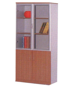 خزانة مكتبية زجاجية خشبية – GM-730CB