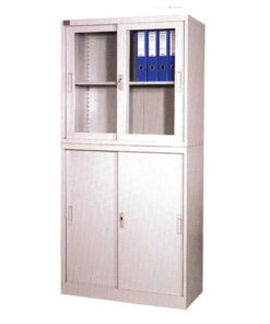 خزانة مكتبية نصف زجاجية مزدوجة – AGA-998
