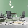 كرسي زوار مكتبي شبكي ثابت – CIR70GW-IRON-VISITOR-CHAIR