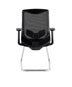 كرسي زوار شبكي أسود ثابت – WY-03C-BLACK-VISITOR-CHAIR 5