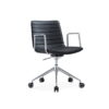 كرسي مكتب جلد أسود أنيق – M8541-FULLY-UPHOLSTERED