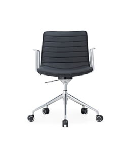 كرسي مكتب جلد أسود أنيق – M8541-FULLY-UPHOLSTERED 7