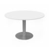 طاولة اجتماعات دائرية بيضاء – E1001-ROUND-MEETING-TABLE-120-DIA
