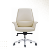 كرسي مكتب جلد متوسط الظهر – E810B--MEDIUM-BACK-LEATHER-CHAIR-PU