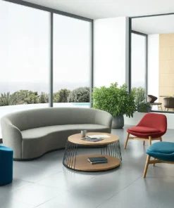 Alternative view of أريكة منحنية زاوية فاخرة – H-5234-CURVED-SOFA-CORNER-SOFA