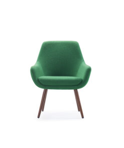 Alternative view of كرسي استرخاء عصري بقاعدة معدنية – M-6030-LOUNGE-CHAIR-METAL-BASE