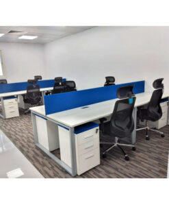 محطة عمل ثنائية باللون الأزرق – WS149WIG-2-WORKSTATION-2-PERSON 5